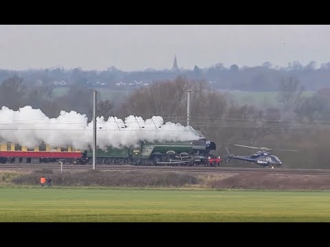 Flying Scotsman & The Helicopters - The Inaugural Run - 2016