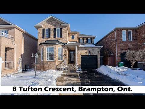 8 Tufton Cres Brampton - Detached Home for Sale