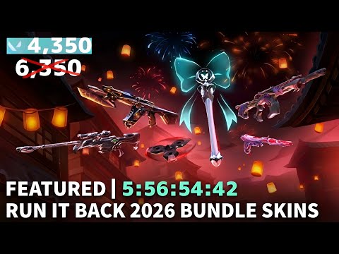 New Run it Back 2026 Bundle Skins in Valorant (Ingame)