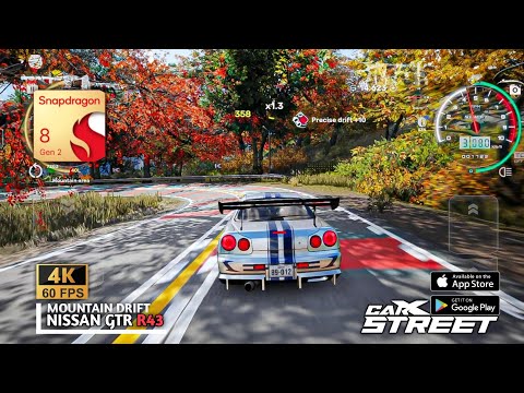 Carx Street mobile 4k max graphics | snapdragon 8 gen 2 | iQOO Neo 9 pro gameplay performance