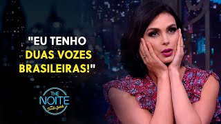 Morena Baccarin meets her Brazilian voice actress in the "Deadpool" movies | The Noite (02/08/24)