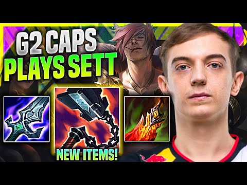 CAPS PICKS SETT WITH NEW ITEM GOREDRINKER! - G2 Caps Plays Sett MID vs Annie! | Preseason 11