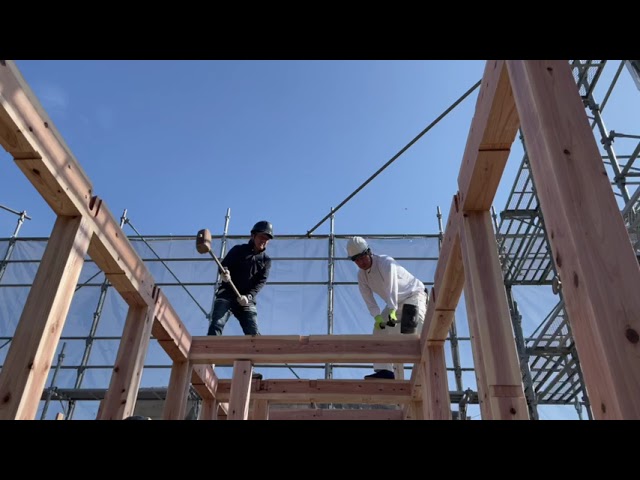 【材木屋が造る家】WOODBANK-KAGOSHIMA　建て方！！