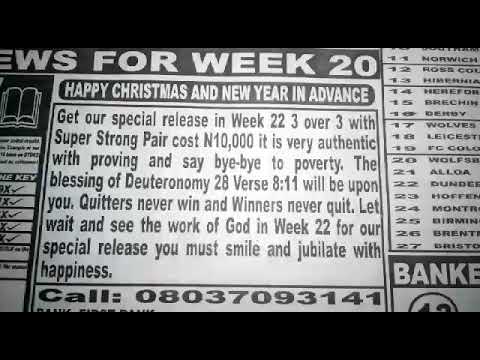 Week 22, 2019 Special Release: Temple of Draws UK Pools Banker Nap and Pair