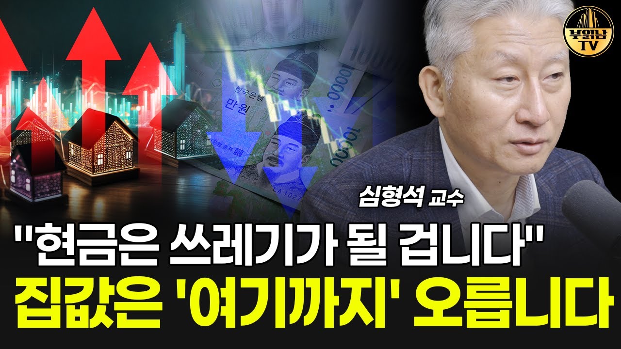 "현금은 쓰레기가 될 겁니다" 집값은 '여기까지' 오릅니다 [심형석 교수 3부]