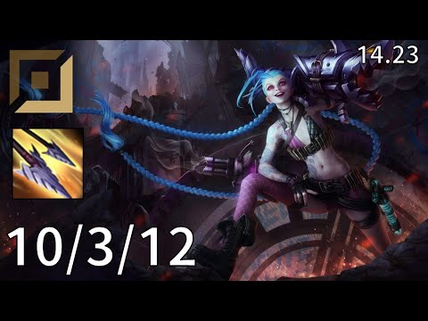 Jinx ADC vs Ziggs - EUW Master | Patch 14.23