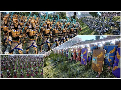 Forces Of Pharaoh Lay Siege To Rome | Ultimate Epic Battle Simulator | UEBS
