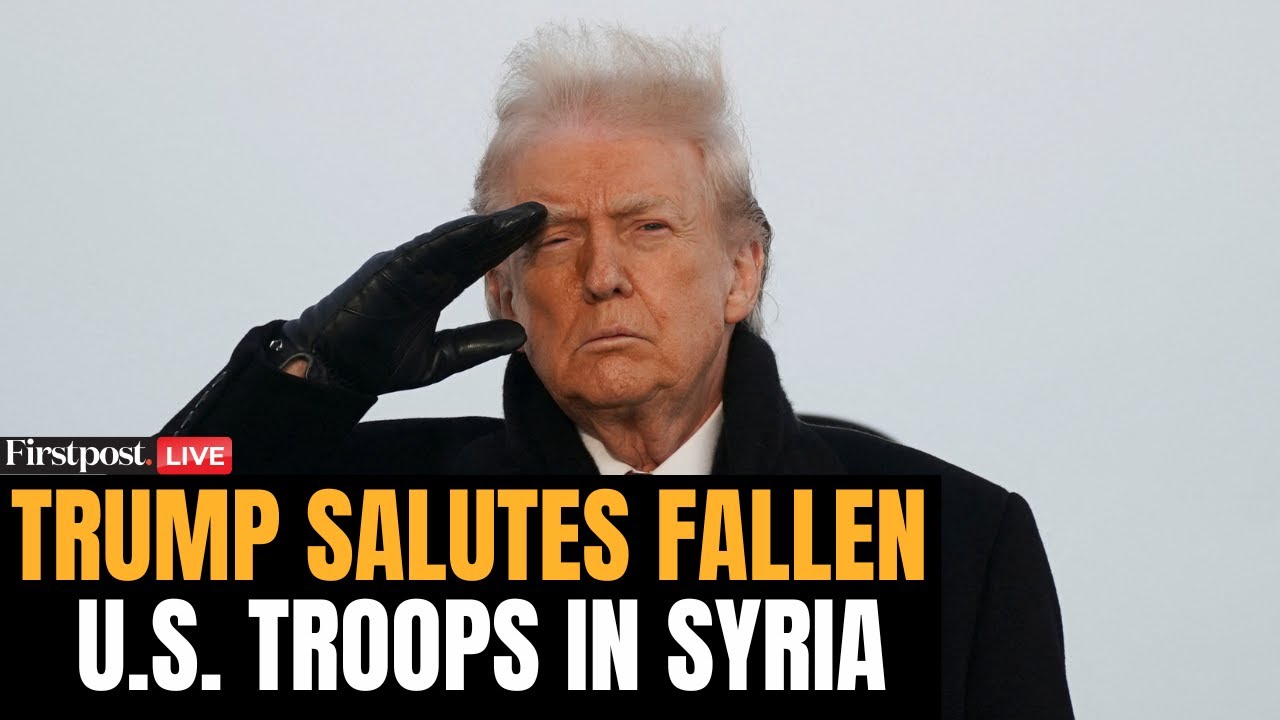 LIVE: Trump, Hegseth Attend Dignified Transfer of Two U.S. Personnel Killed in Syria