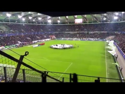 UEFA Champions League Anthem (live @ Volkswagen Arena, Wolfsburg 08.12.2015)