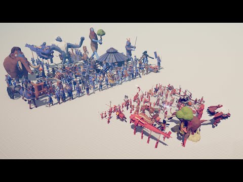 EVERY TINY FACTION vs ITS HUGE SELF - Totally Accurate Battle Simulator TABS