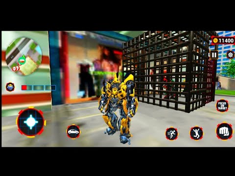 Bumblebee#5 Grand Robot Car Transform 3D: Android Gameplay