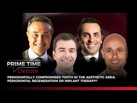 Periodontally compromised tooth in the aesthetic area: periodontal regeneration or implant therapy?