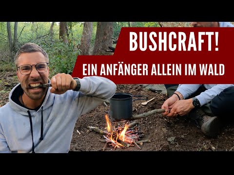 Mikroabenteuer Bushcraft 🌲🪓 so baust Du ein kleines Camp
