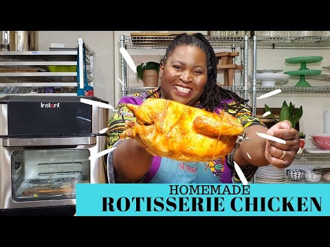 Instant Vortex Oven Rotisserie Chicken | Instant Pot...
