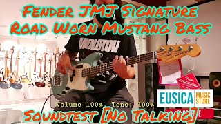 Video thumbnail for Fender JMJ Signature Road Worn Mustang Bass Soundtest! [No talking] by Meylar López