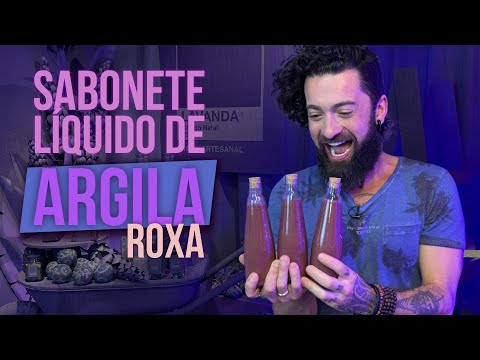 Sabonete líquido de argila roxa - Peter Paiva
