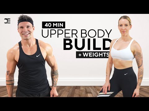 40 Min UPPER BODY DUMBBELL WORKOUT | Ultimate Muscle Building at Home