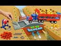 DIY Mini Tractor Builds A Strong Brick And Concrete Bridge For Trucks After A Crocodile Destroyed It
