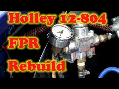 Holley Fuel Pressure Regulator Rebuild 12-804