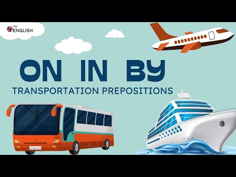 ON, IN, BY - 🚌 Transportation Prepositions❗️English Grammar & Vocabulary Builder 👍 ESL FREE Resource
