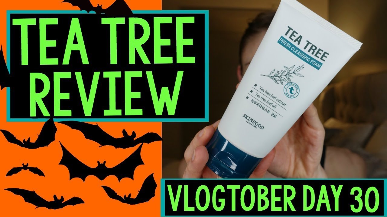 <h1 class=title>Vlogtober Day 30: SKINFOODS TEA TREE SKIN CARE REVIEW|Dr Dray</h1>