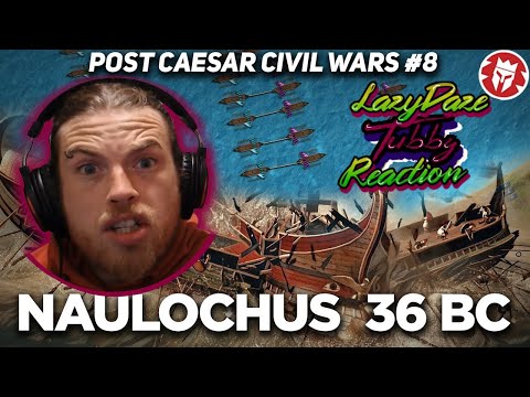 HISTORY FAN REACTION Octavian Defeats Two Enemies In One Campaign LAZYDAZE TUBBY