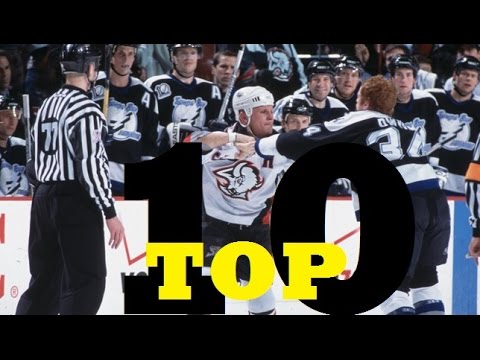 Top Ten NHL Hockey Fights of Rob Ray