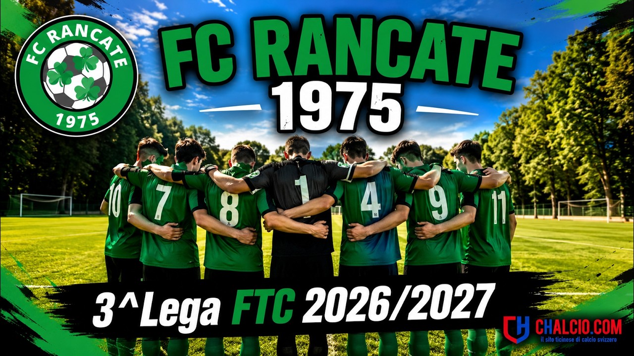 FC Rancate 1975 | Via alla preparazione 2026/2027