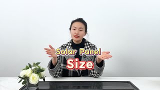 Do you know the common sizes of solar panels?Let's quickly break it down!👀#solarpanel #solarpv #pv