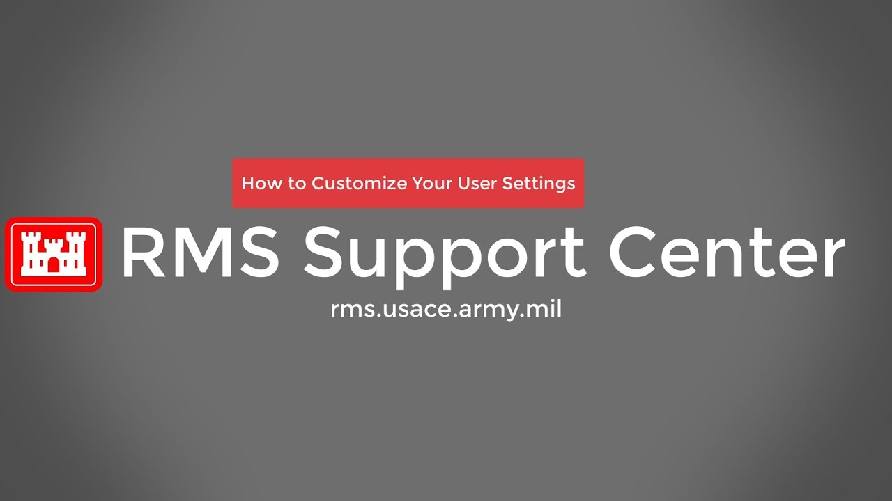 How to Customize Your User Settings