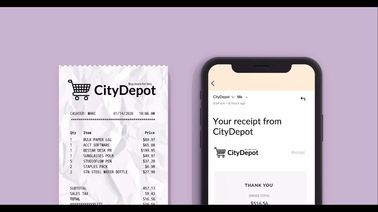 What is a digital copy of a receipt? CrossPointe