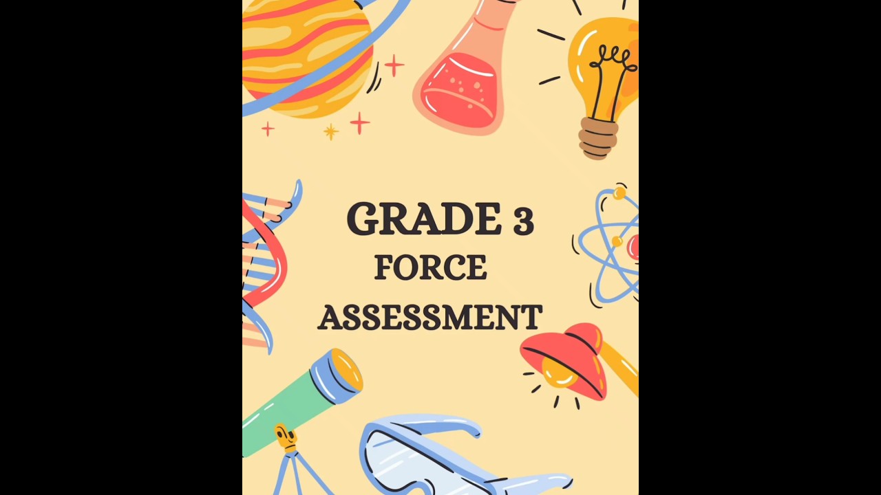 Force assessment worksheets for grade 3 #shorts #force