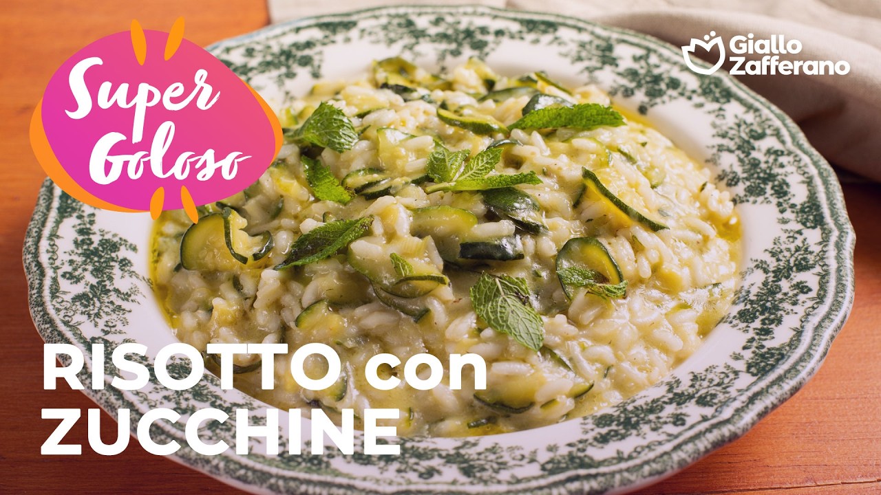 RISOTTO con ZUCCHINE - cremoso e saporito🌿
