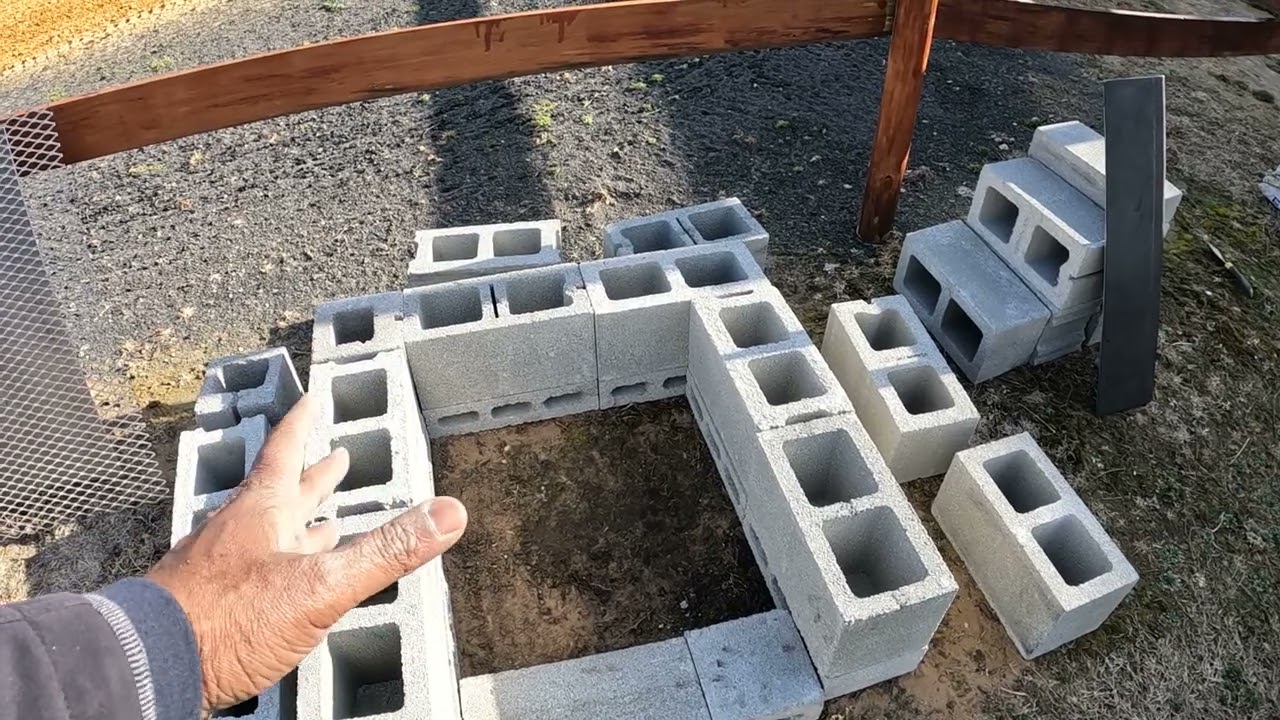 Cinder Block BBq Grill Part 1