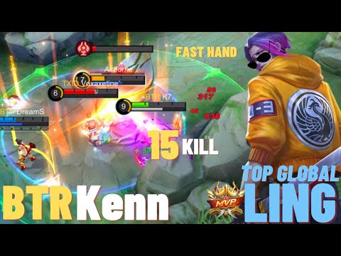 Smooth Ultimate | Fast Hand Ling | Top Global Ling | BTR Kenn - Mobile Legends