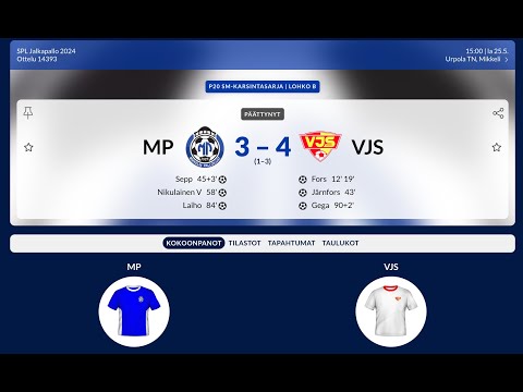 Jälkipelit SM-karsinta 2024 MP - VJS 25.5.2024