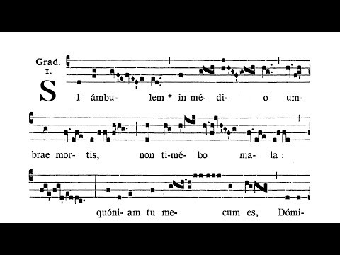 Sabbato post Dominicam III Quad. (Saturday after III Sunday of Lent) - Graduale (Si ambulem)