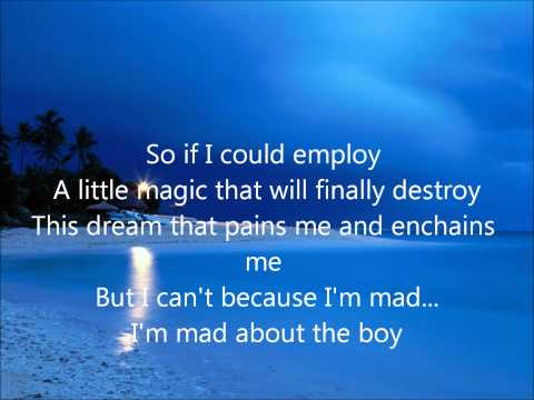 Karaoke  with lyrics - Mad about the boy Karaoke - Style of Dinah Washington
