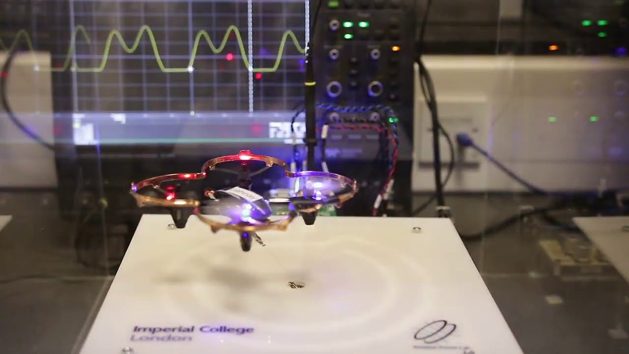 Wireless Power to a Batteryless Drone