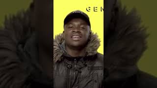 Big Shaq “mans not hot” genius interview vs the real song! #shorts #rap #fyp #video