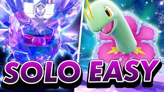 The BEST Pokemon to SOLO 7 Star MEGANIUM Tera Raid in Scarlet and Violet DLC