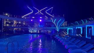 Celebrity Edge - Main pool & hot tubs on Resort Deck 14