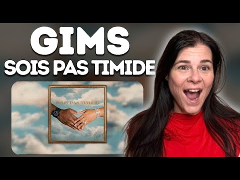 American Mom Reacts to GIMS - Sois pas timide (Official Lyrics Video)