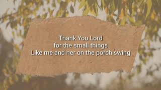 Thank You Lord - Chris Tomlin (Lyric Video)