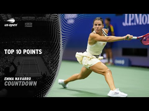 Emma Navarro Top 10 Points | 2024 US Open