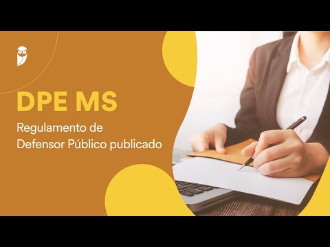 DPE MS - Regulamento de Defensor Público publicado