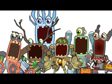 Pizza tower screaming meme but it's Wubbox from My Singing Monsters