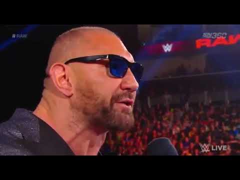Batista  "Give me what I want!" Raw 3/11/19