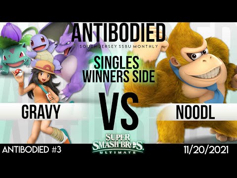 Antibodied #3 - SSBU - Apple | Gravy (Pokemon Trainer) vs. PBJ | Noodl (Donkey Kong) - Winners Side
