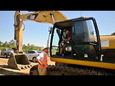 Intendente y Secretario recorrieron obras viales de Pando y Barros Blancos